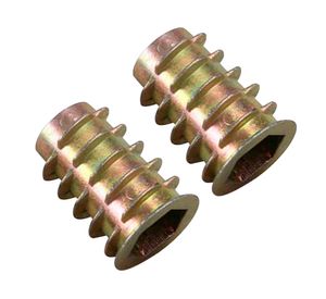 Inserto madera M6 x 10 2 unidades