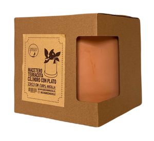 Macetero S Cilindro terracota Decogreen