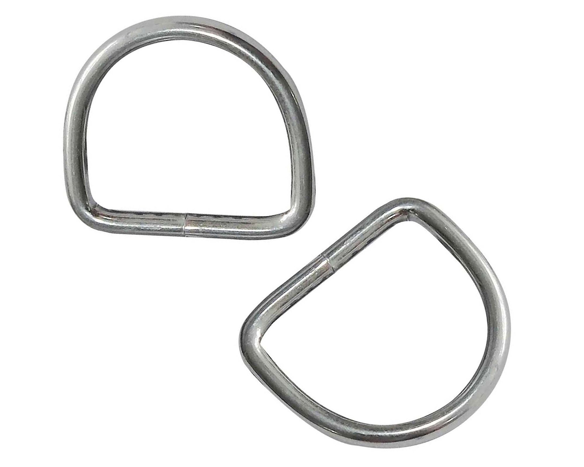 Argolla 4x40 mm 2 unidades Tipo D gris