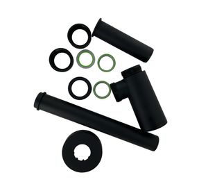 Sifón lavatorio 1 1/4" negro