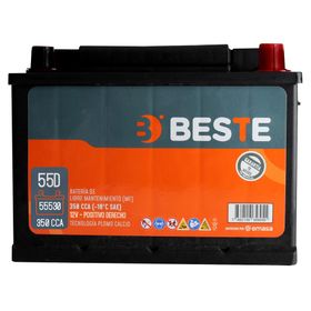 Batería para auto 55530 55AH 350CCA positivo derecho