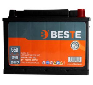 Batería para auto 55530 55AH 350CCA positivo derecho