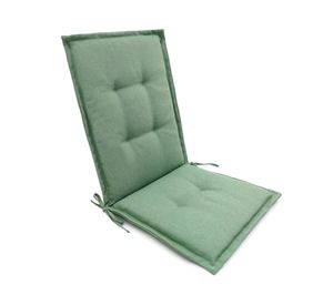 Cojín asiento con respaldo Olefín verde