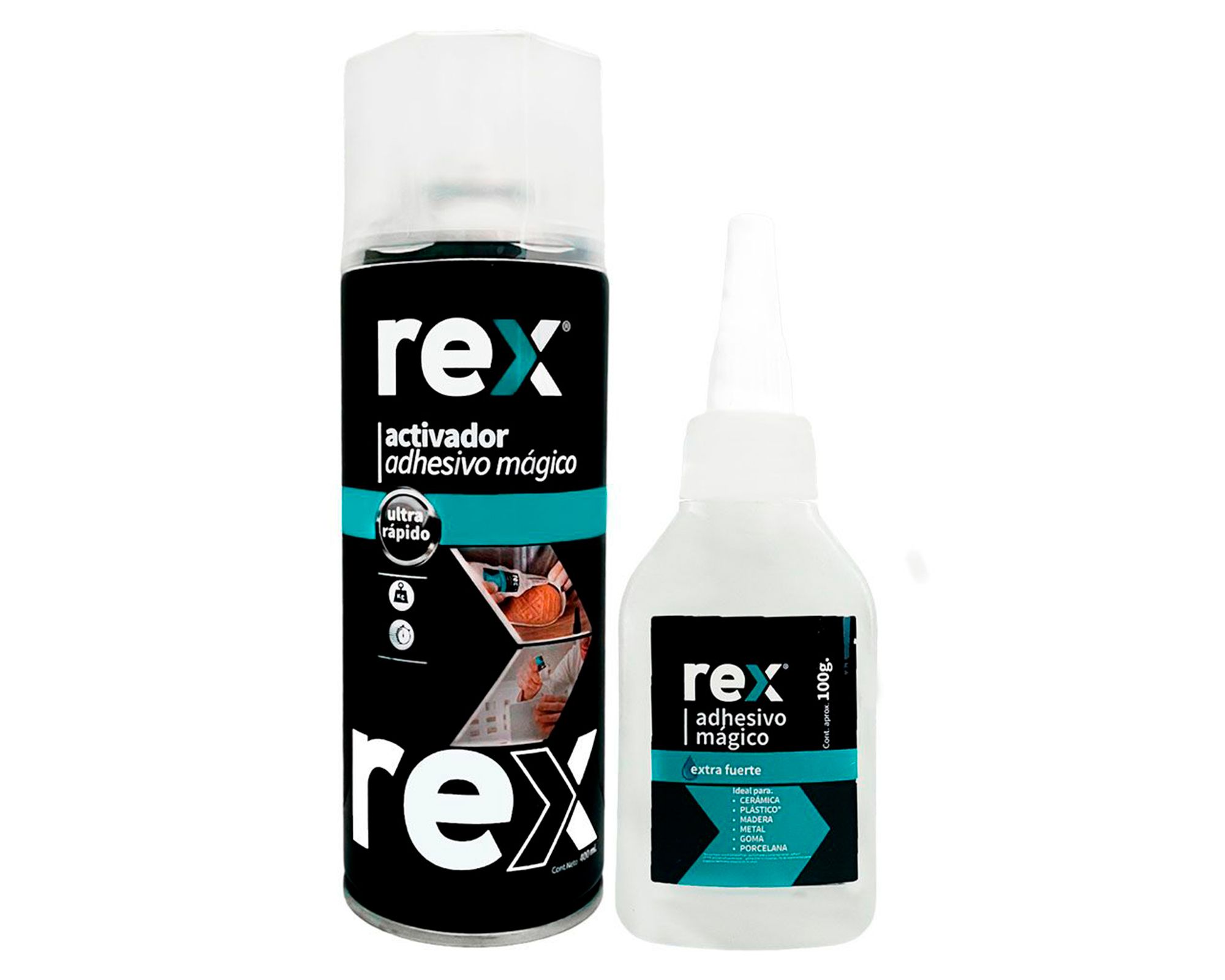 Adhesivo mágico 100 g + Activador 400 ml transparente