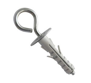 Tarugo con argolla 9x50 mm 2 unidades gris