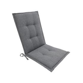 Cojín asiento con respaldo Olefín gris claro