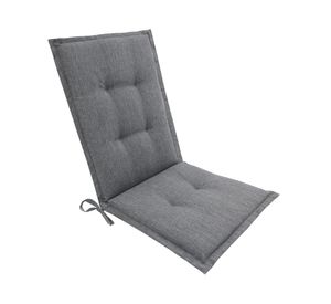 Cojín asiento con respaldo Olefín gris claro