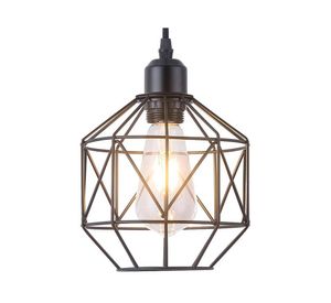 Lámpara colgar 1L E27 Vintage octágono