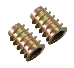 Inserto madera M5 x 10 2 unidades