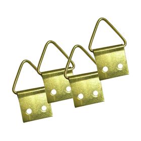 Colgador para cuadro 10x25 mm 4 unidades Triangular amarillo