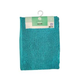 Piso baño Lanudo turquesa 2 unidades