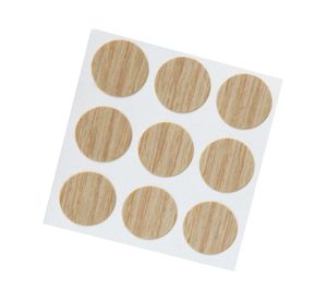 Tapa tornillo 13 mm 9 unidades Autoadhesivo beige