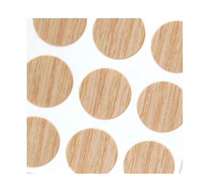 Tapa tornillo 13 mm 9 unidades Autoadhesivo beige