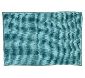 Piso baño Lanudo turquesa 2 unidades