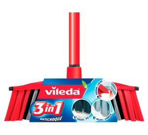 Escobillón multiuso 3 en 1 rojo