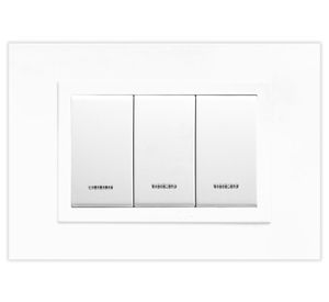 Interruptor 9/32 Zen basic armado 16A blanco