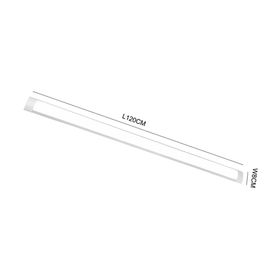 Estanco LED 1L luz fría 120 cm extra plano