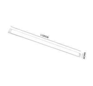 Estanco LED 1L luz fría 120 cm extra plano