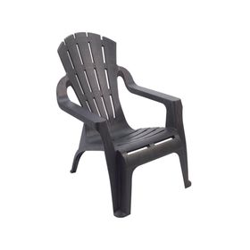 Silla plástico Selva antracita
