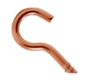 Cáncamo abierto cobrizado N°3 x 44 mm 5 unidades