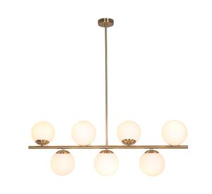 Lámpara colgar 7L E27 vidrio