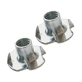 Tuerca anclaje mueble 1/4"x8.7 mm 2 un.