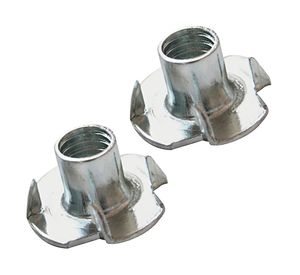 Tuerca anclaje mueble 1/4"x8.7 mm 2 un.