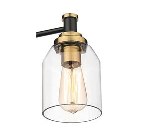 Lámpara techo 3L E27 Villach vidrio