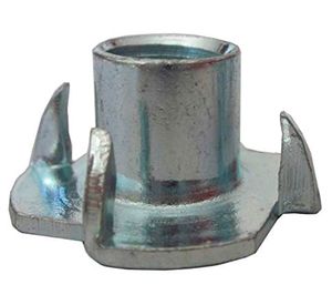 Tuerca anclaje mueble 1/4"x8.7 mm 2 un.
