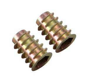 Inserto madera M8 x 15 mm Iridiscente 2 unidades