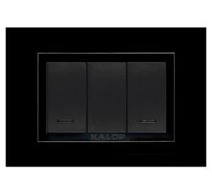 Interruptor 9/15 Zen basic armado 16A negro