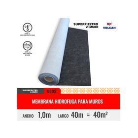 Membrana hidrófuga muro 1x40 m