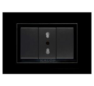 Enchufe enchufe 16A Zen basic armado negro