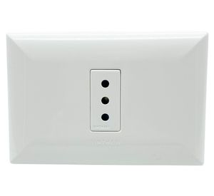 Toma corriente simple S17 10A 2500W blanco