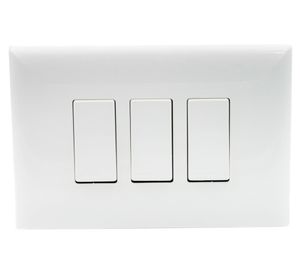 Placa armada 9/32 triple S17 16A 4000W blanco