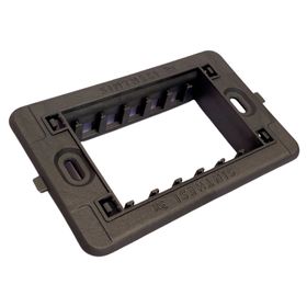 Placa armada 9/12 + toma corriente 10A S17 2500W blanco