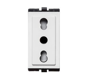 Toma corriente bipaso S17 10/16A 4000W blanco