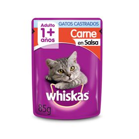 Alimento húmedo 85 gr gatos castrados Carne