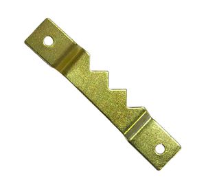 Colgador de cuadro 6x62 mm 4 unidades Dentado amarillo