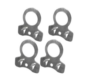 Colgador para cuadro 19x20 mm 4 unidades Redondo gris