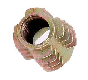 Inserto madera M6 x 15 mm Iridiscente 2 unidades