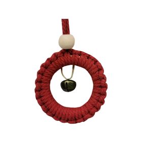 Colgante Corona cascabel rustico