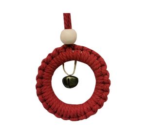 Colgante Corona cascabel rustico