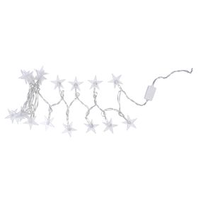Guirnalda navidad LED 20L luz blanca cálida Estrella