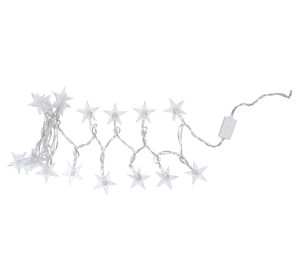 Guirnalda navidad LED 20L luz blanca cálida Estrella