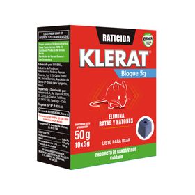 Raticida en bloque 50 gr