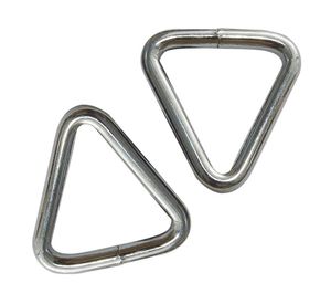 Anillo 5x30 mm 2 unidades Triangular gris