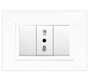 Enchufe enchufe 16A Zen basic armado blanco