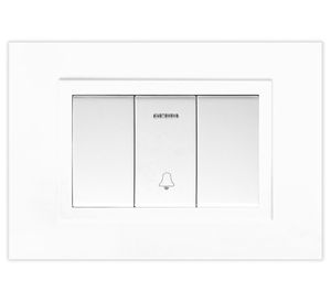 Timbre pulsador Zen basic armado blanco