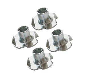 Tuerca anclaje mueble M3x5.0 mm 4 un.